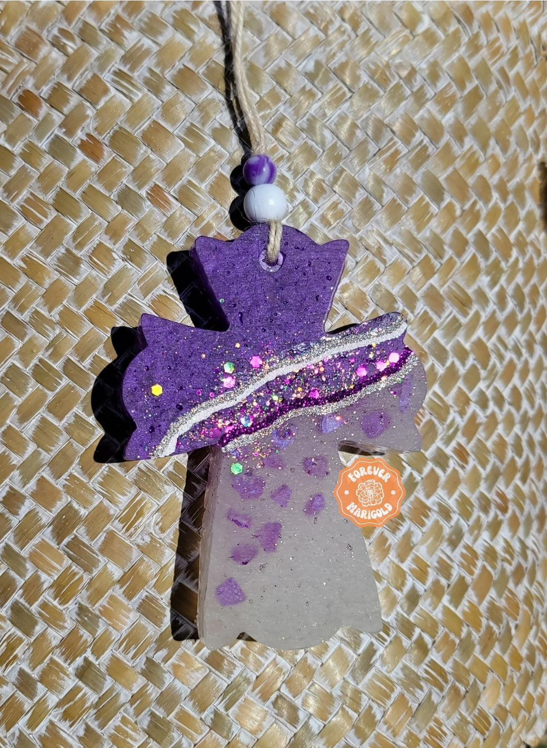 Purple Geode Cross