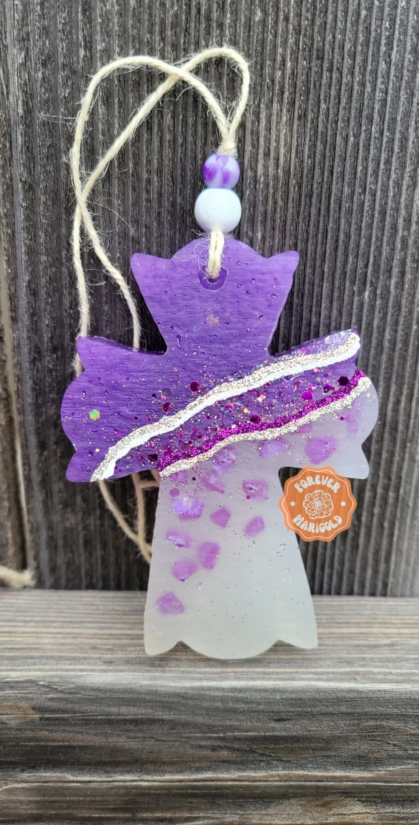 Purple Geode Cross